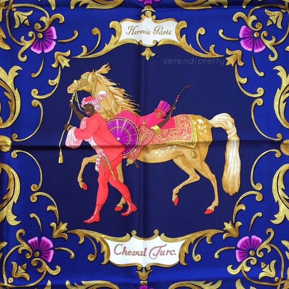 Hermes Accessories - 💝Host Pick!💜HERMES Cheval Turc Silk Scarf